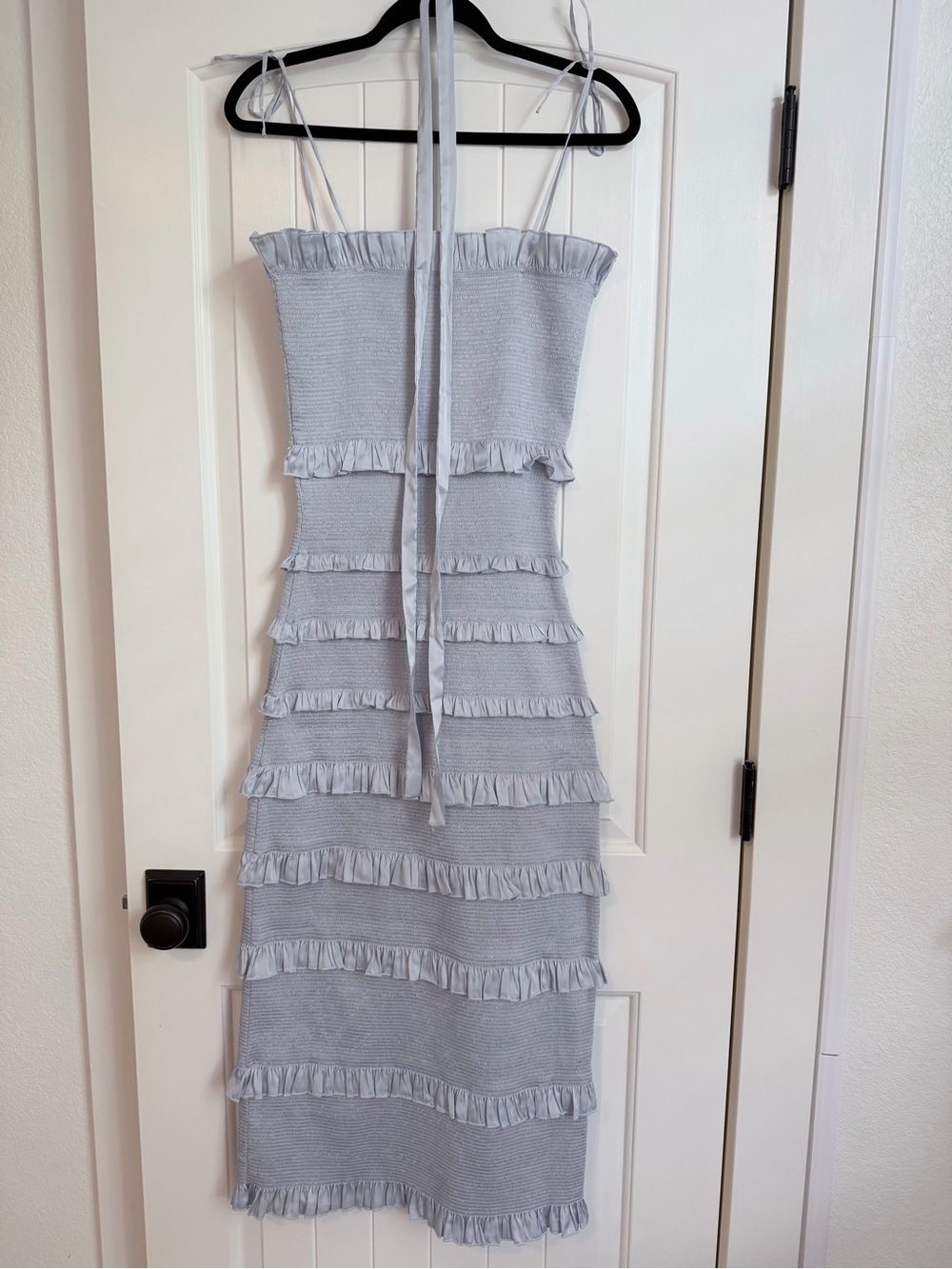 V. Chapman Lily Dress - Arctic Ice Blue - Picture 7 of 8